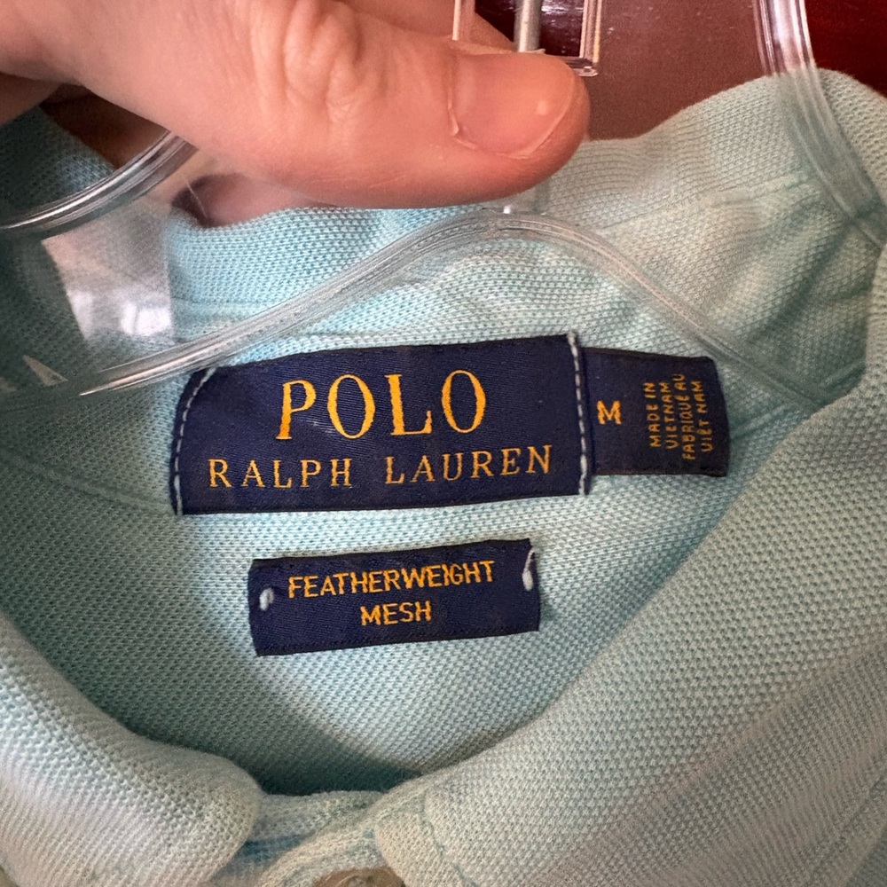 Polo Ralph Lauren electric blue Featherweight Mesh Shirt